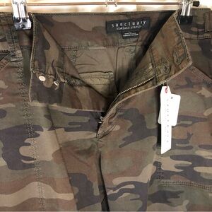 Sanctuary Olive and Brown Cargo Pants NWT
